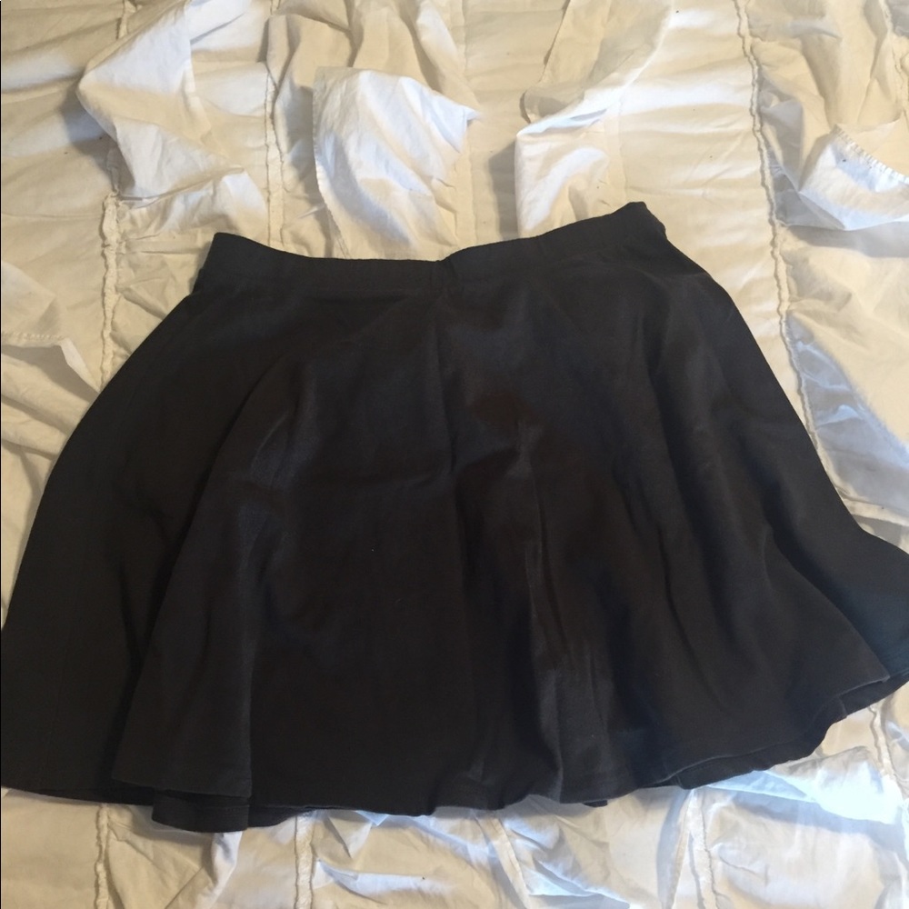 Forever 21 High waisted grey skater skirt